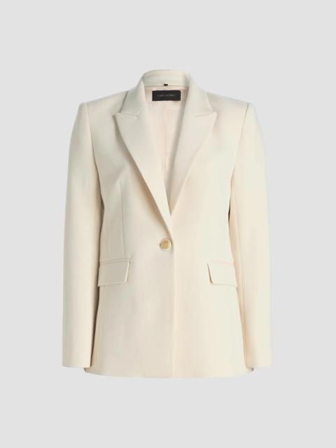 KOBI HALPERIN Women's Rue Crepe Single-Breasted Blazer - Ecru