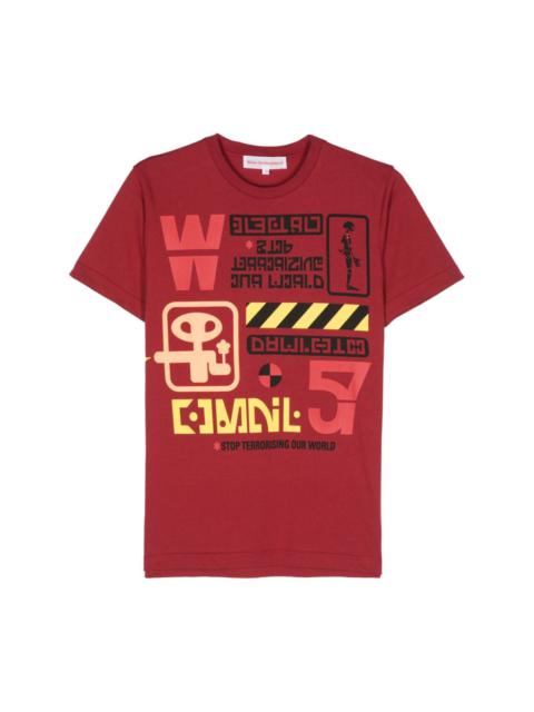 Walter Van Beirendonck Electric-T cotton T-shirt