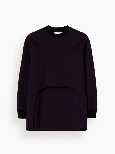 Plan C Sweatshirt in Blue Black