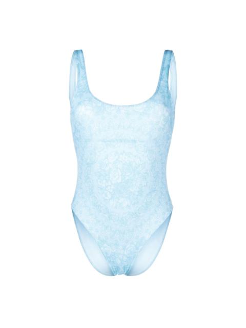 VERSACE Barocco-print swimsuit