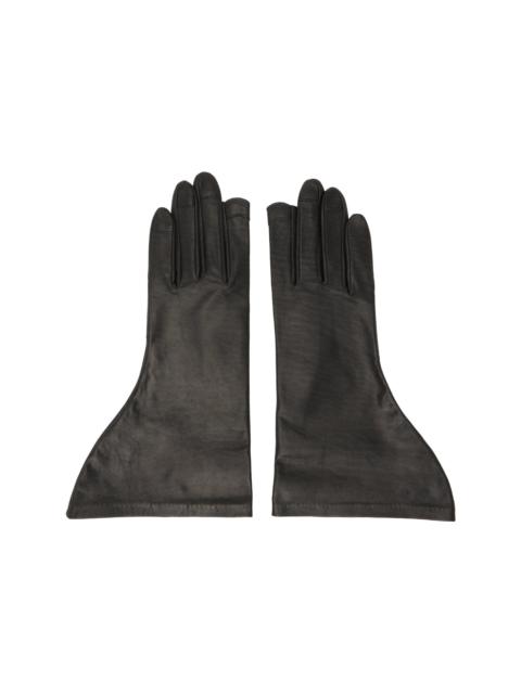 Rick Owens Black Tower Flared Gloves