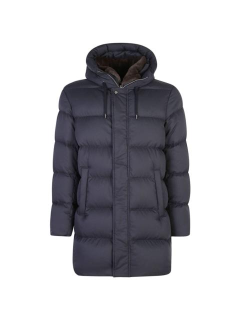 logo-plaque padded jacket