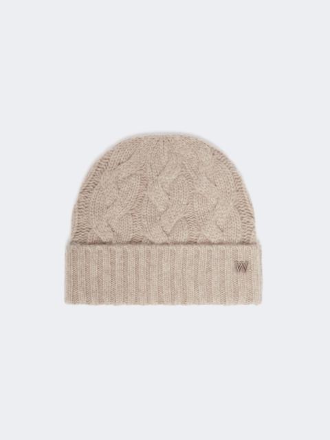 WEEKEND Max Mara ZAMPA Cashmere beanie hat - HONEY