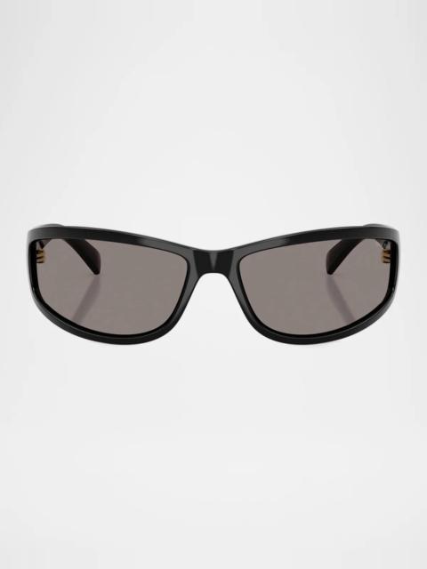 Miu Miu 69MM Wraparound Sunglasses