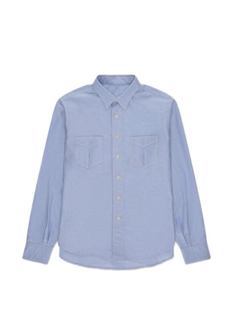 FORTELA Osumi patch-pocket oxford shirt