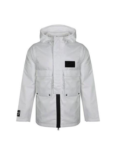 Nike Nike Lebron Big Pocket Woven Stay Warm Hooded Track Jacket 'Mountain White' CK6772-121