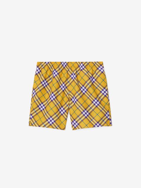 Burberry Check Swim Shorts