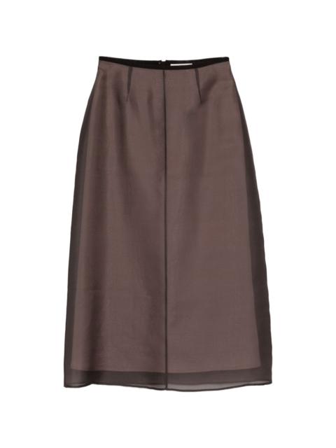 AGNONA sheer skirt