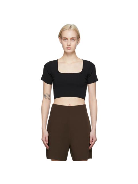 ARCH THE Black Cropped T-Shirt