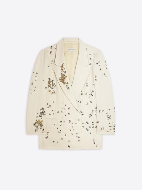 Dries Van Noten EMBELLISHED WOOL BLAZER