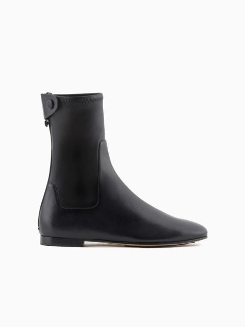 GIORGIO ARMANI Nappa leather ankle boots