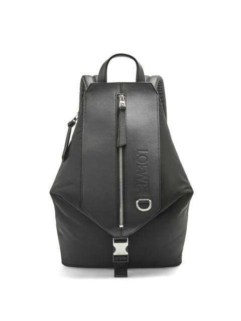 Loewe Small Convertible backpack in nylon and calfskin