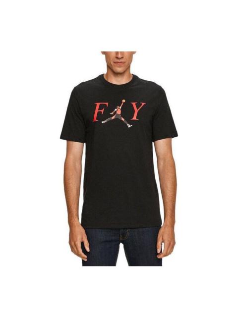 Jordan Air Jordan Graphic Fly T-Shirt 'Black' CN3598-010