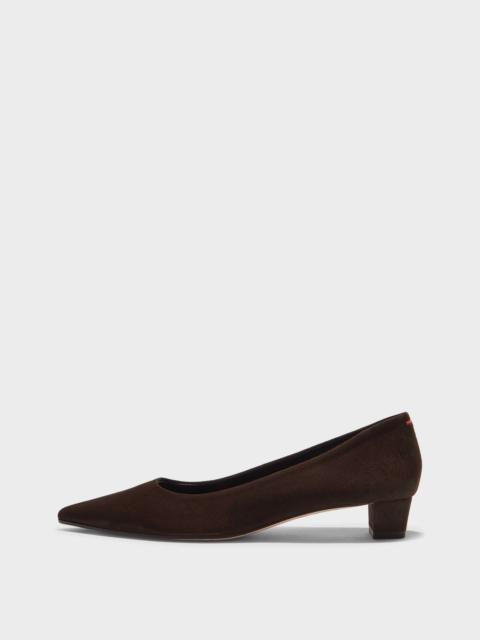 Aeyde Judi Suede Pointed Pumps