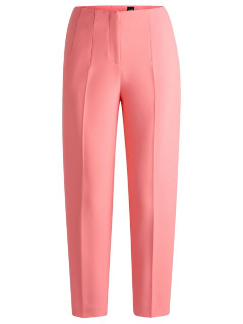 BOSS RELAXED-FIT TROUSERS WITH A TAPERED LEG