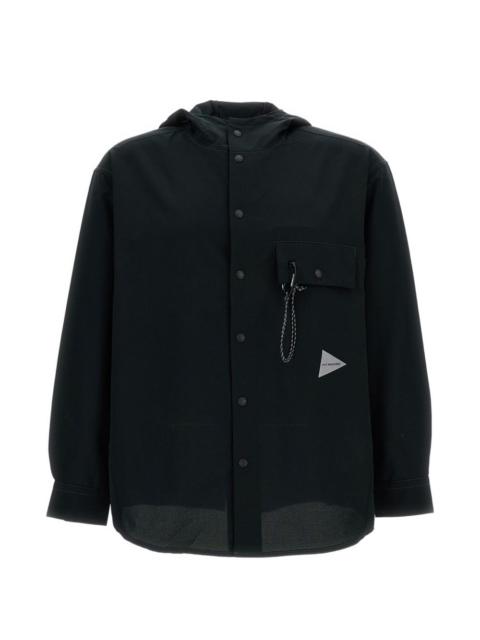 and Wander chest-pocket hooded jacket