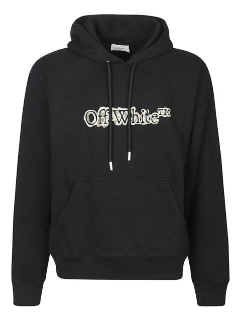 Off-White logo-print hooded sweater