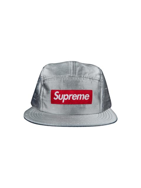 Supreme Supreme Raw Silk Camp Cap 'Silver'