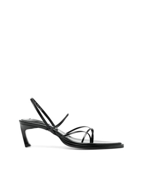 REIKE NEN Garo 60mm leather slingback sandals