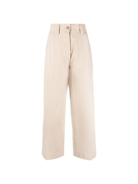 Aspesi high-rise straight-leg trousers