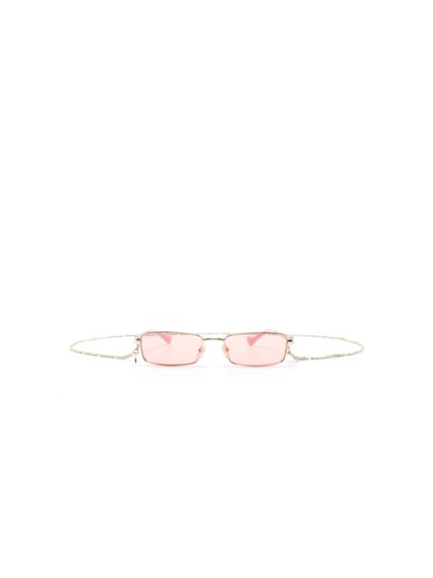 GUCCI rectangle-frame sunglasses