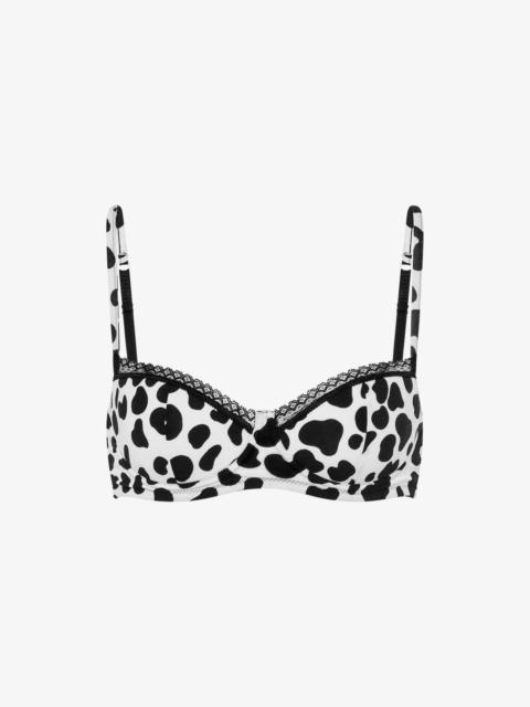 Moschino ALL-OVER LEO BRA