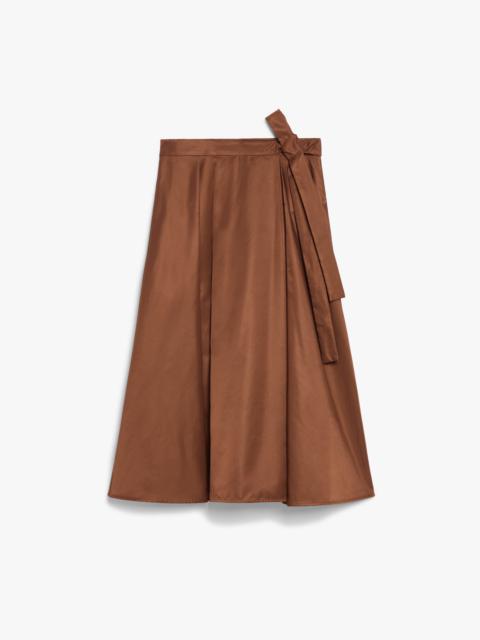 WEEKEND Max Mara TEMA Technical twill wrap skirt