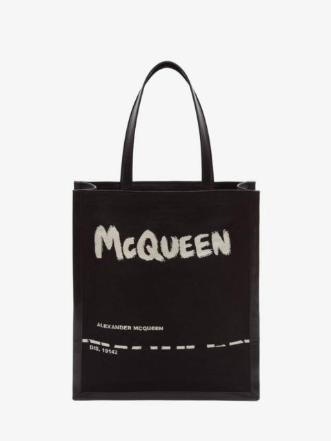 Alexander McQueen Tote Bag in Black/multicolor