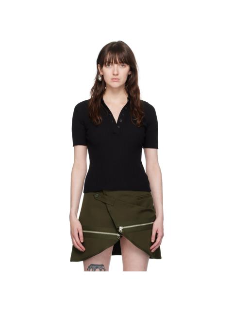 courrèges Black Signature Polo