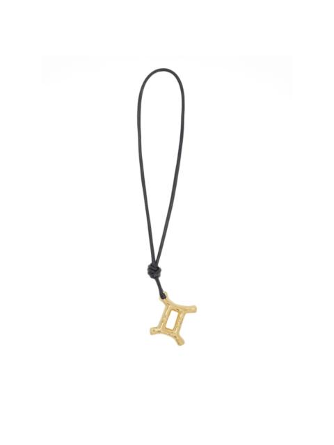 Jil Sander zodiac-pendant bag charm