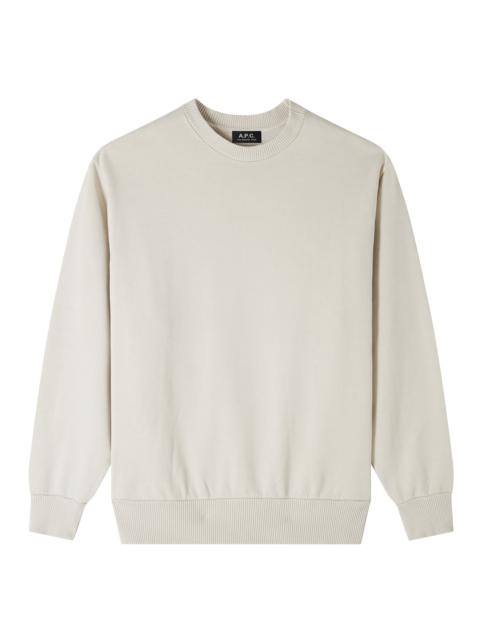【送料&関税込】A.P.C. Ernestine Sweatshirt A.P.C. Ernestine Cotton Sweatshirt | Neutrals | FARFETCH