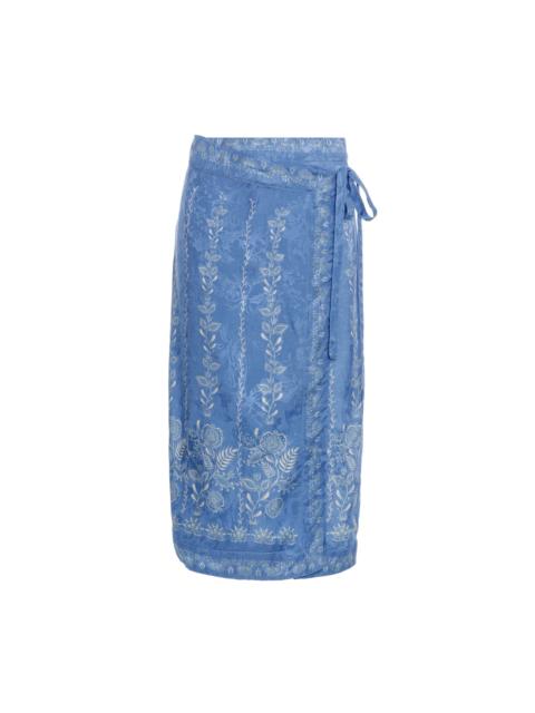 Agua by Agua Bendita Luna Floritura Midi Pareo