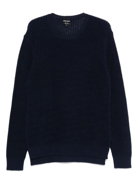 GIORGIO ARMANI chunky-knit sweater
