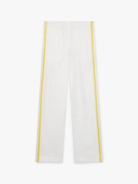 CASABLANCA Tennis Landscape Silk Twill Trousers