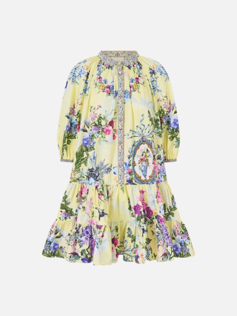 CAMILLA PUFF SLEEVE SHIRT DRESS CHINOISERIE CHILD