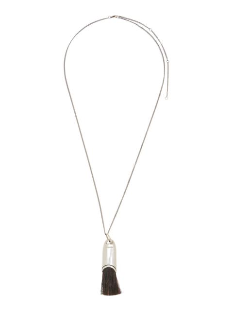 Lemaire Personal Brush Necklace brown