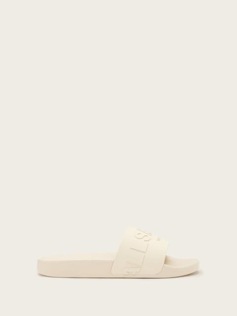 ALLSAINTS BIGGY SLIP ON LOGO SLIDERS