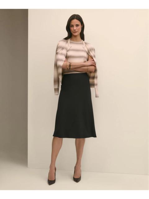 Brooks Brothers Matte Jersey Skirt