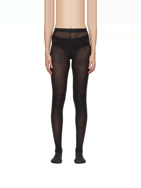 DURAZZI MILANO Gray Fringe Tights