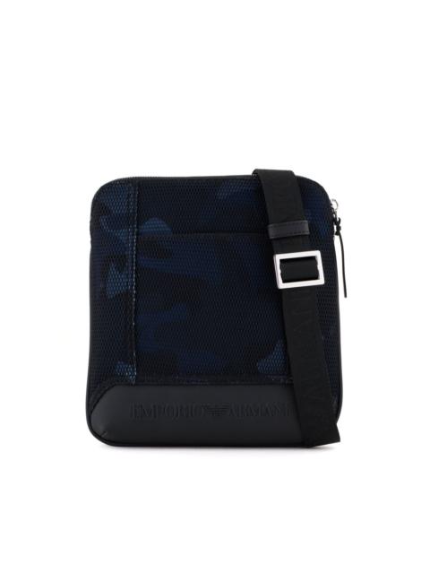 EMPORIO ARMANI camouflage-pattern messenger bag