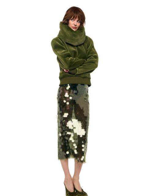 NORMA KAMALI STRAIGHT SKIRT TO MIDCALF