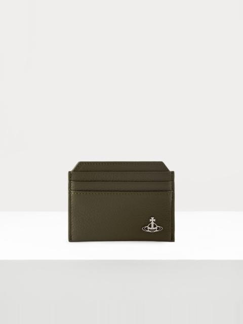Vivienne Westwood GRAIN LEATHER SLIM CARD HOLDER