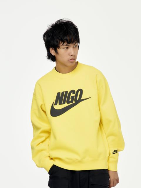 Nike M NRG NIGO CREW FLC (SPEED YELLOW/BLACK) | REVERSIBLE