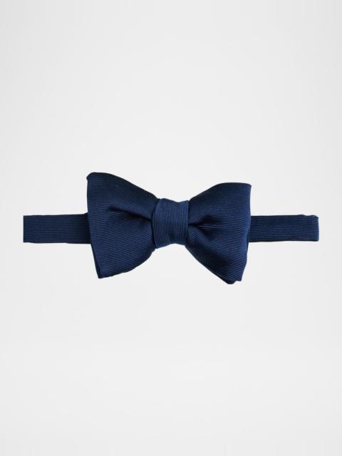 TOM FORD Men's Rib Textured Silk Bow Tie
