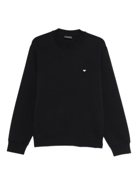 EMPORIO ARMANI logo-embroidered sweatshirt
