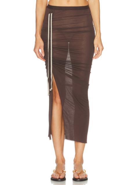 Rick Owens Edfu Knee Skirt