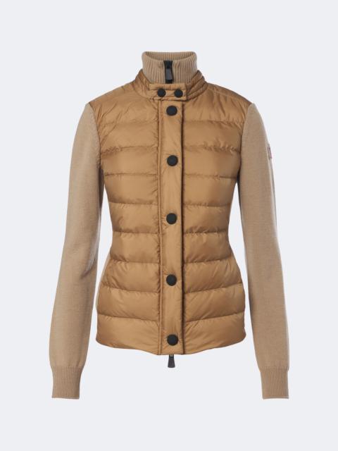 Moncler Grenoble Down-paneled cardigan