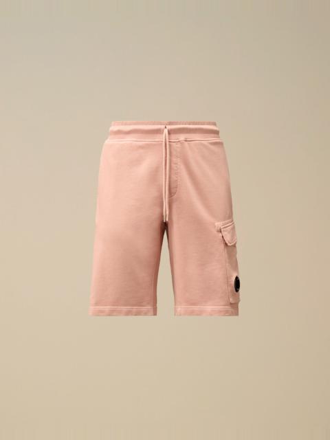 C.P. Company Cotton Diagonal Fleece Cargo Shorts