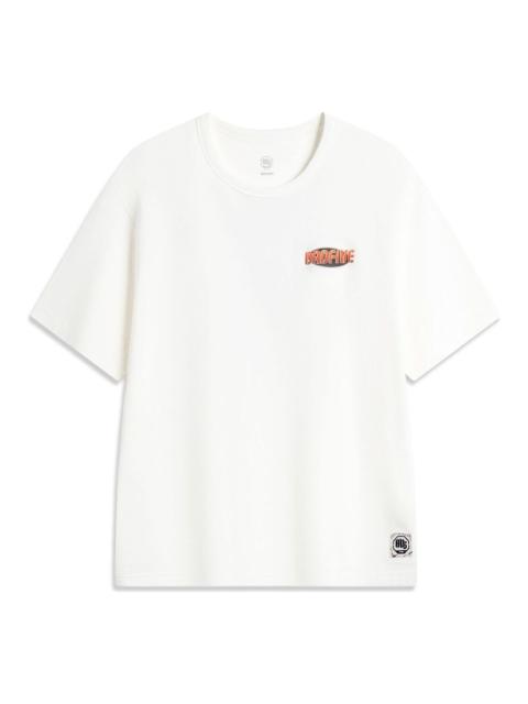 Li-Ning Li-Ning BadFive Hoops Graphic T-shirt 'White' AHSU149-1