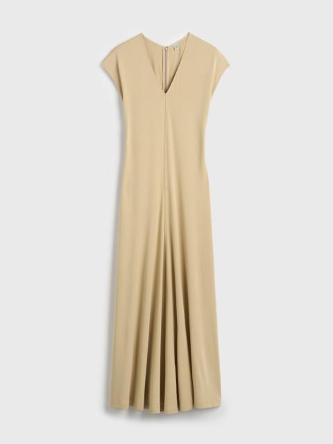 TOTEME V-neck jersey dress chai